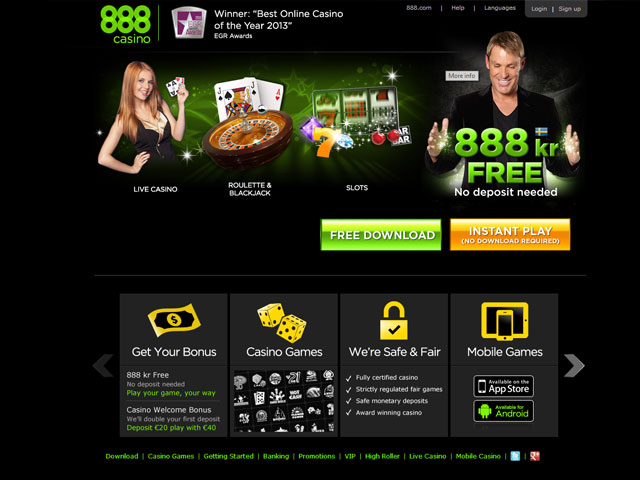 888 Casino Capture d'écran